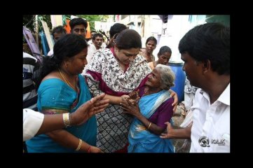 Celebs at Chennai Flood Relief Activities